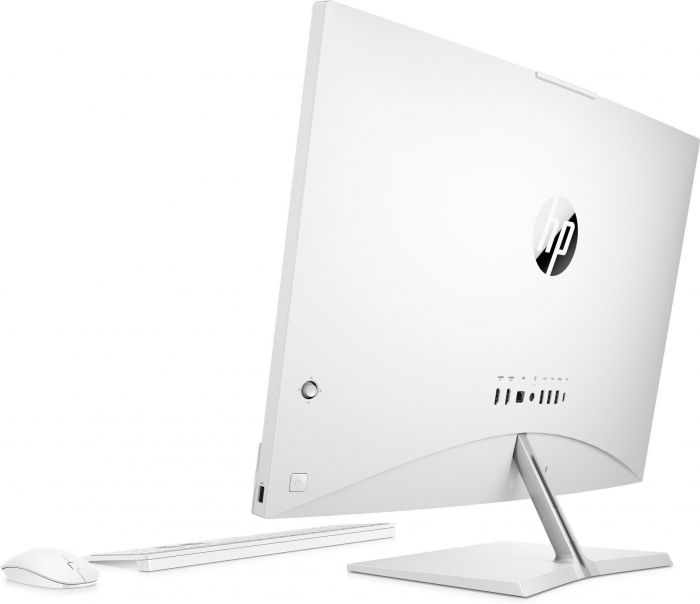 Комп'ютер персональний моноблок HP Pavilion 27" FHD IPS AG, Intel i5-13400T, 16GB, F512GB, NVD1650-4, WiFi, кл+м, DOS, білий