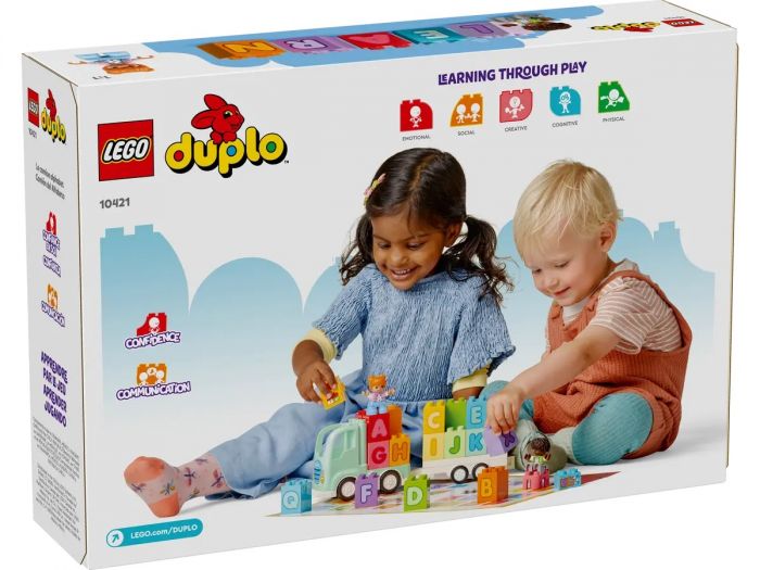 Конструктор LEGO DUPLO Town Вантажівка з абеткою