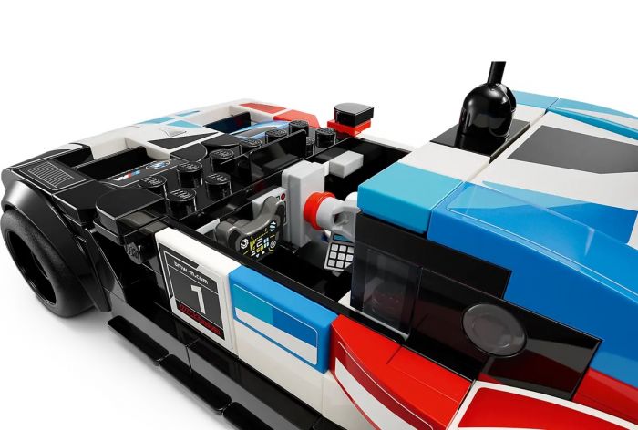 Конструктор LEGO Speed Champions Автомобілі для перегонів BMW M4 GT3 і BMW M Hybrid V8