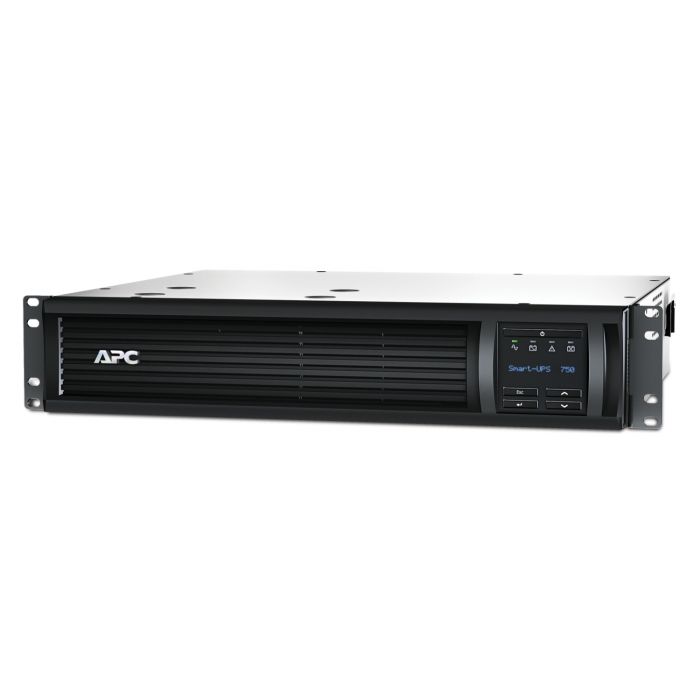 Джерело безперебійного живлення APC Smart-UPS 750VA/500W, RM 2U, LCD, USB, SmartConnect, 3xC13