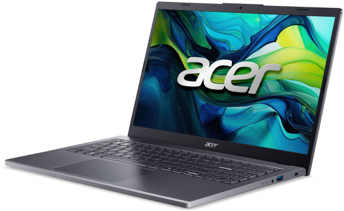 Ноутбук Acer Aspire 15 A15-51M 15.6" FHD IPS, Intel 5-120U, 16GB, F512GB, UMA, Lin, сірий