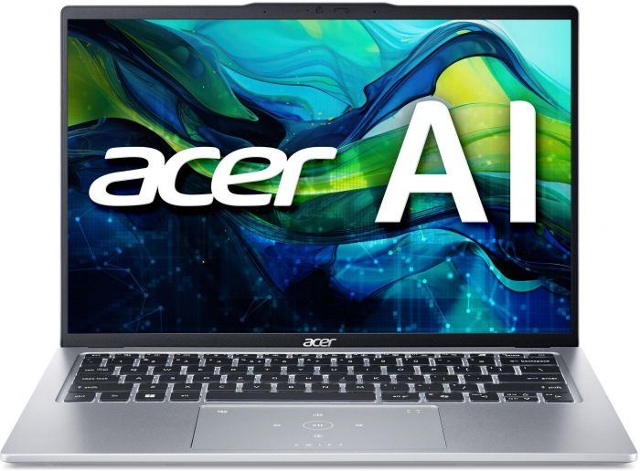 Ноутбук Acer Swift Go 14 SFG14-73 14" 2.8K OLED, Intel U5-125H, 16GB, F512FB, UMA, Lin, сріблястий