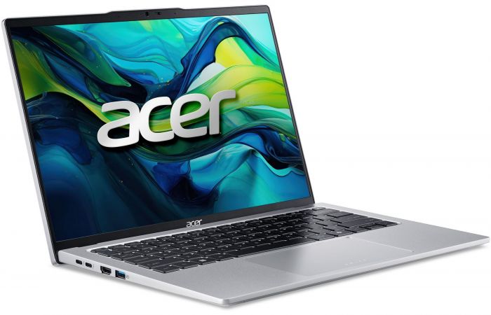 Ноутбук Acer Swift Go 14 SFG14-73 14" 2.8K OLED, Intel U7-155H, 32GB, F1TB, UMA, Lin, сріблястий