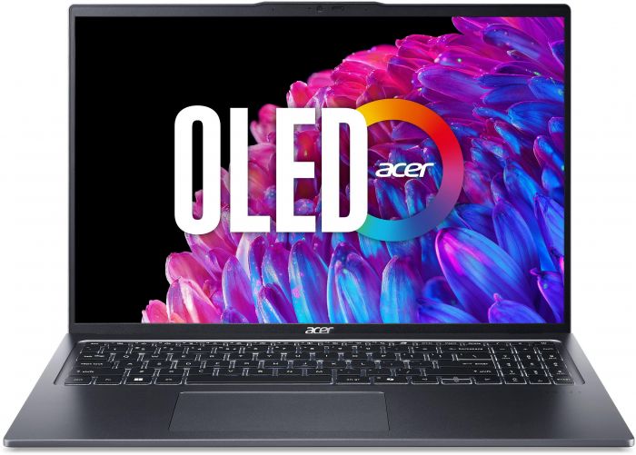 Ноутбук Acer Swift Go 16 SFG16-72 16" 3.2K OLED, Intel U5-125H, 16GB, F512GB, UMA, Lin, сірий