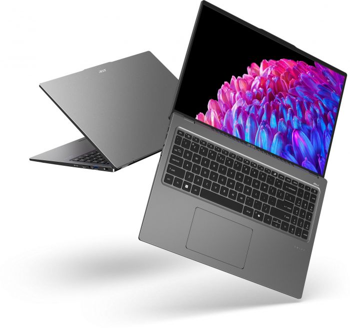 Ноутбук Acer Swift Go 16 SFG16-72 16" 3.2K OLED, Intel U5-125H, 16GB, F512GB, UMA, Lin, сірий