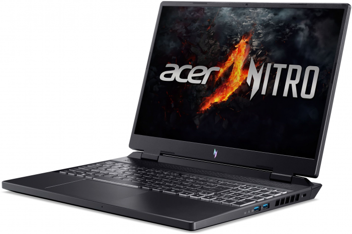 Ноутбук Acer Nitro 16 AN16-42 16" WQXGA IPS, AMD R9-8945HS, 32GB, F1TB, NVD4070-8, Lin, чорний