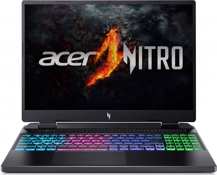 Ноутбук Acer Nitro 16 AN16-42 16" WQXGA IPS, AMD R9-8945HS, 32GB, F1TB, NVD4070-8, Lin, чорний