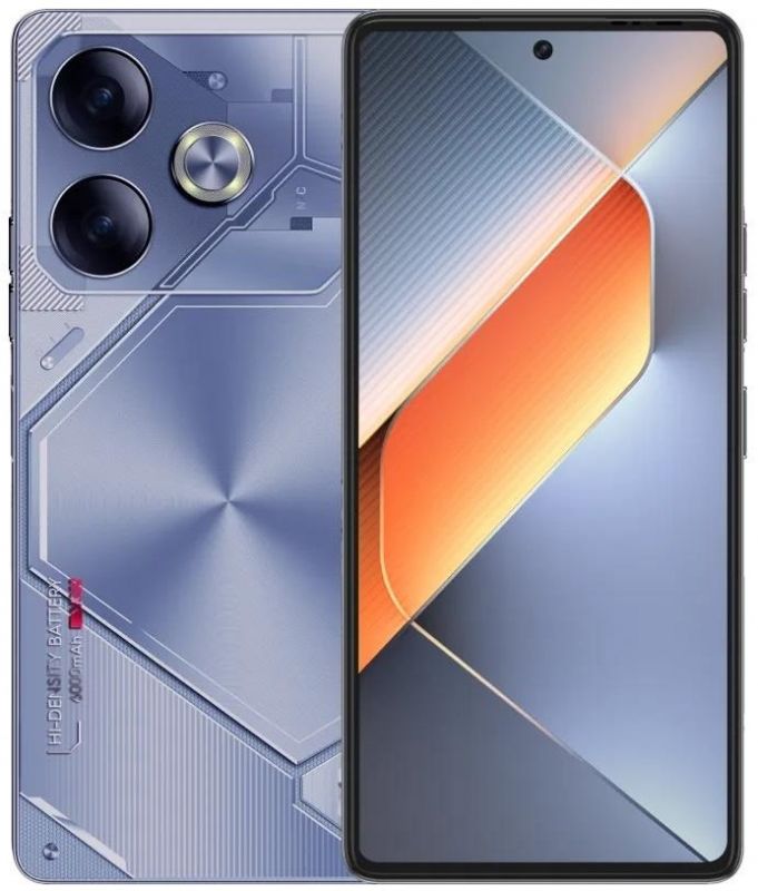 Смартфон TECNO POVA 6 (LI7) 6.78" 8/256ГБ, 2SIM, 6000мА•год, Interstellar Blue