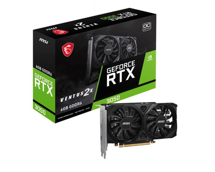 Відеокарта MSI GeForce RTX 3050 6GB GDDR6 VENTUS 2X OC