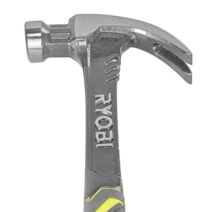 Молоток столярний Ryobi RHHSCC560, 560г, магнітний утримувач, цілісний корпус з кованої сталі, рукоятка скловолокно