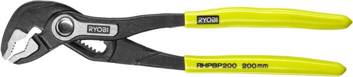 Кліщі переставні Ryobi RHPBP200, 200мм, Cr-V, фіксація робочого діапазону