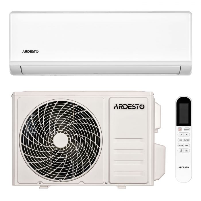 Кондиціонер Ardesto ARD-E24-R32 70м2 on/off 24000BTU 6.45кВт A/A -7°С R32 білий