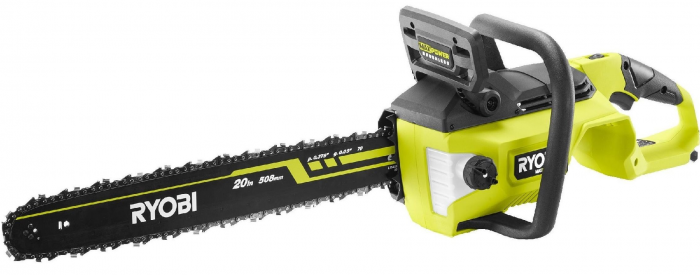 Пила ланцюгова акумуляторна Ryobi RY36CSX50A-0 36В MAX POWER шина 50см Oregon безщіткова 18.5м/с 5.3кг без АКБ та ЗП