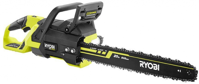 Пила ланцюгова акумуляторна Ryobi RY36CSX50A-0 36В MAX POWER шина 50см Oregon безщіткова 18.5м/с 5.3кг без АКБ та ЗП