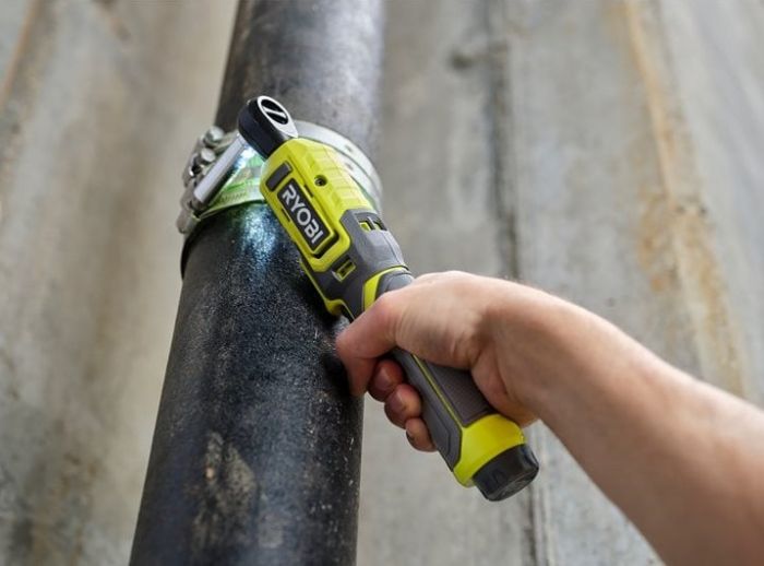 Трещітка акумуляторна Ryobi RR14W4-0 USB Lithium 4В 210об·хв 8Нм квадрат 1/4" 0.5кг без АКБ та ЗП