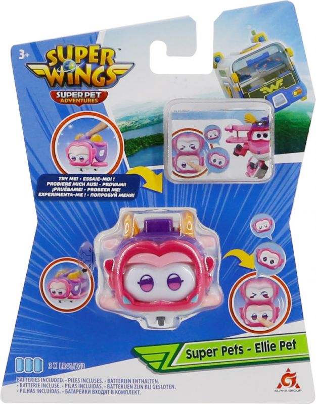 Ігрова фігурка Super Wings Super Pet Еллі улюбленець (Ellie pet), світло