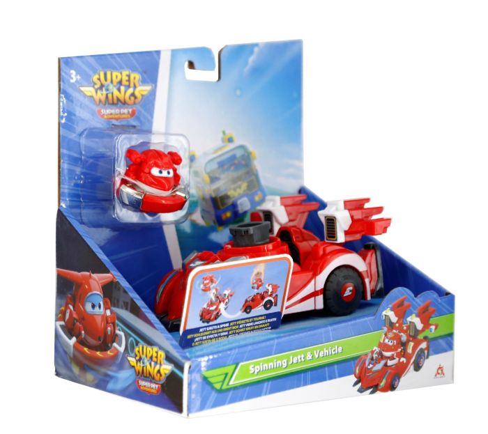 Ігровий набір Super Wings Spinning Vehicle Джетт (Jett)