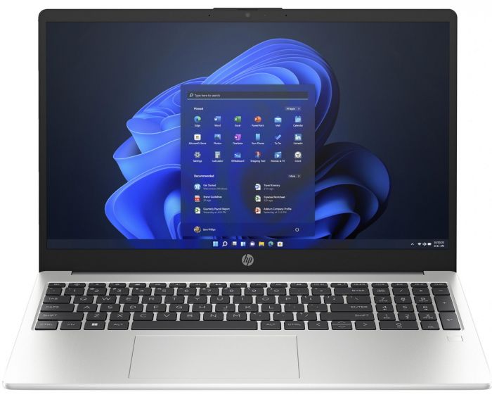 Ноутбук HP 250-G10 15.6" FHD IPS AG, Intel i5-1334U, 16GB, F512GB, UMA, DOS, сріблястий