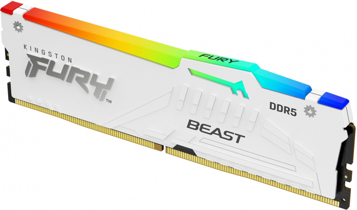 Пам'ять ПК Kingston DDR5 32GB 6000 FURY Renegade White XMP