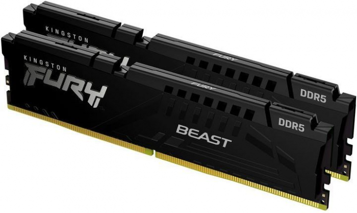 Пам'ять ПК Kingston DDR5 32GB KIT (16GBx2) 6000 Beast Black XMP