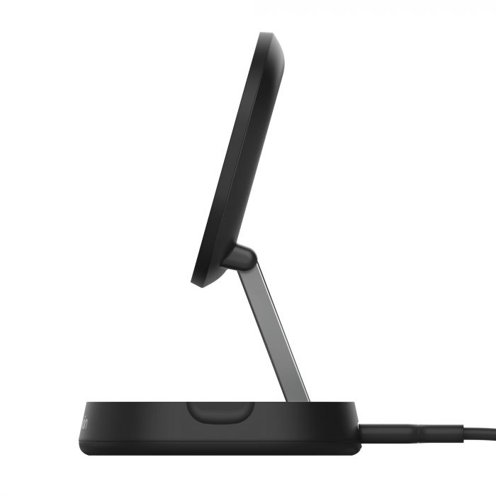 Зарядний пристрій бездротовий Belkin 15Вт Magnetic Stand Qi2, чорний