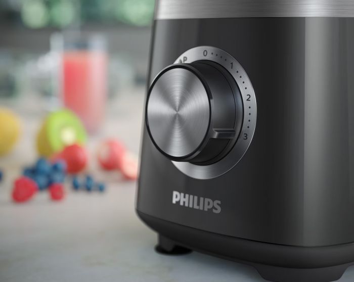 Блендер PHILIPS стаціонарний Series 5000, 1000Вт, чаша-2000мл, сірий