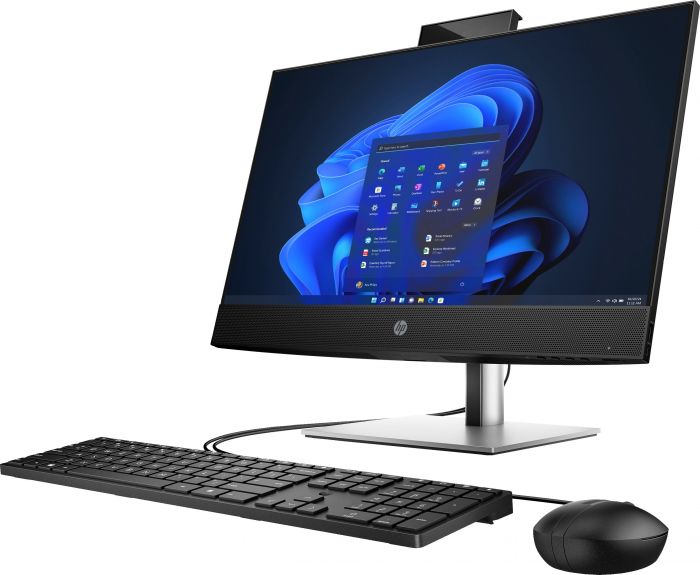 Комп'ютер персональний моноблок HP ProOne 440-G9 23.8" FHD IPS AG Touch, Intel i5-12500T, 8GB, F512GB, UMA, WiFi, кл+м, 3р, Win11P, чорний