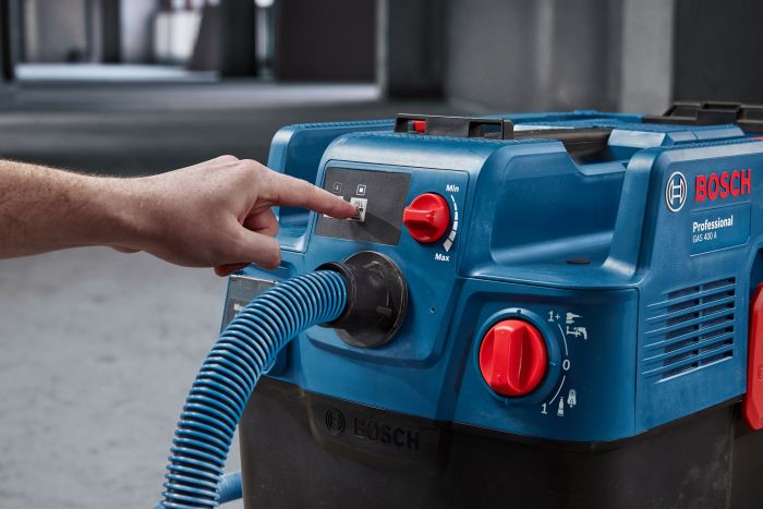 Пилосос професійний Bosch GAS 400 A, 1200Вт, 240мБар, контейнер 40л, 14кг