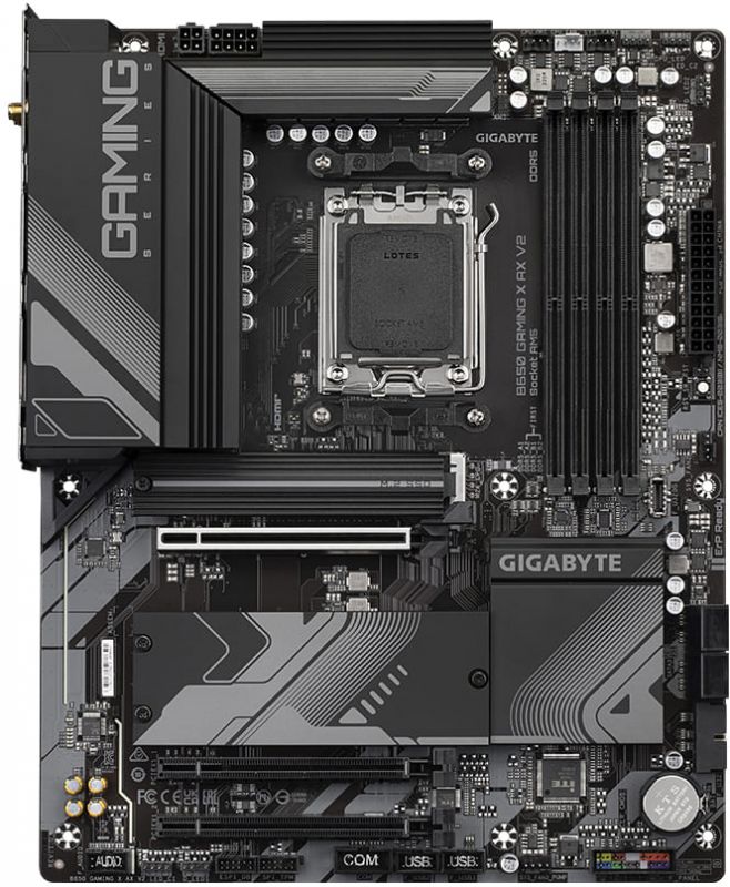 Материнська плата GIGABYTE B650 GAMING X AX V2 sAM5 B650 4xDDR5 M.2 HDMI DP ATX