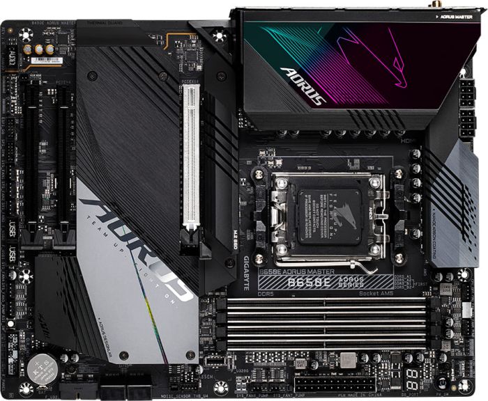 Материнська плата GIGABYTE B650E AORUS MASTER B650 sAM5 4xDDR5 M.2 Wi-Fi BT ATX