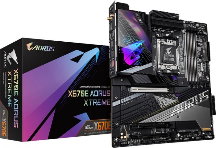 Материнська плата GIGABYTE X670E AORUS XTREME X670 sAM5 4xDDR5 M.2 Wi-Fi BT HDMI BT EATX