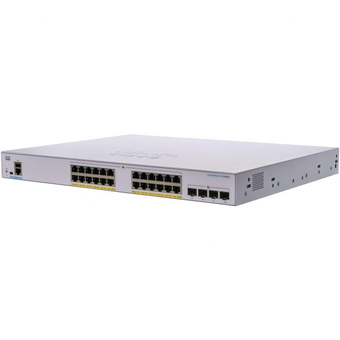 Комутатор Cisco CBS350 24xGE, Full PoE, 4x10G SFP+, Managed