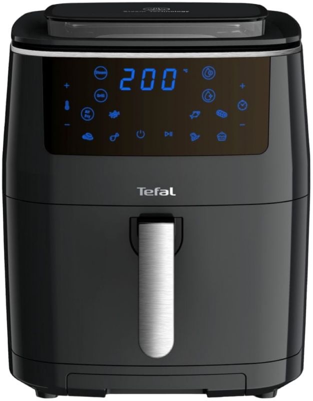 Мультипіч Tefal Easy Fry Grill&Steam, 1430Вт, чаша-6.2л, сенсорне керув., 8 програм, пластик, чорний