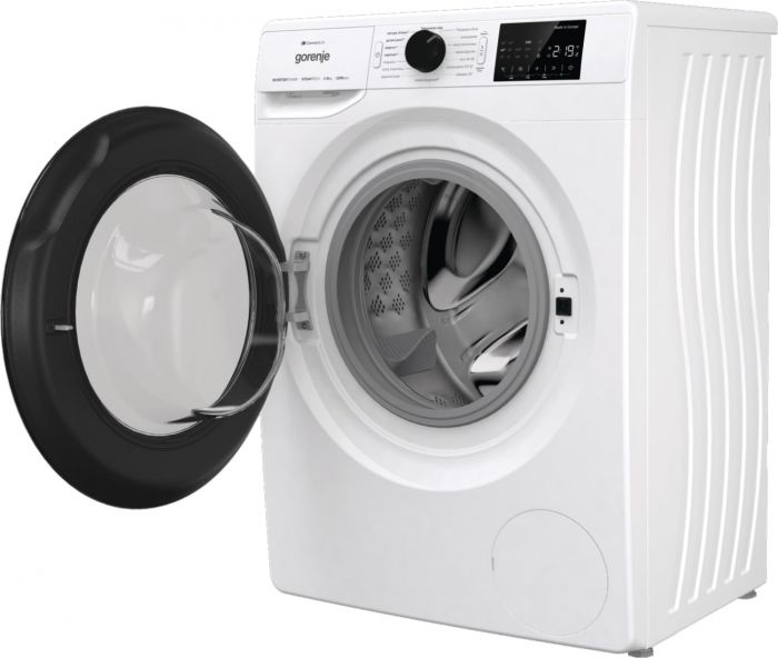 Пральна машина Gorenje фронтальна, 8кг, 1200, A+++, 55см, дисплей, інвертор, пара, Wi-Fi, білий