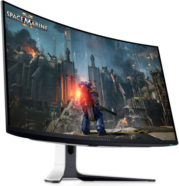 Монітор DELL 31.6" AW3225QF 2xHDMI, DP, USB, QD-OLED, 3840x2160, 240Hz, 0.03ms, DCI-P3 99%, CURVED, G-SYNC, FreeSync, Pivot, HDR TrueBlack 400