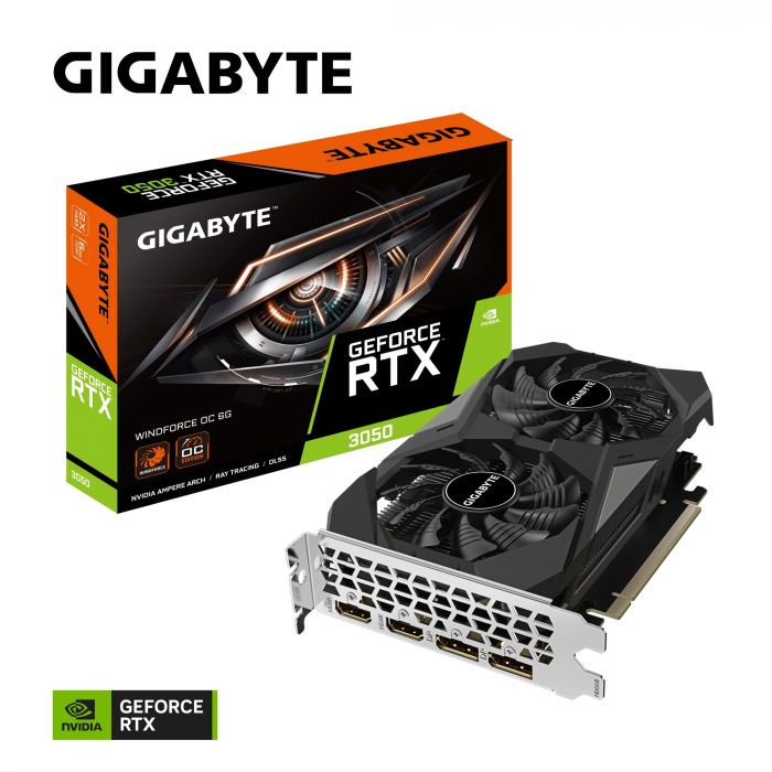 Відеокарта GIGABYTE  GeForce RTX 3050 6GB GDDR6 WINDFORCE OC