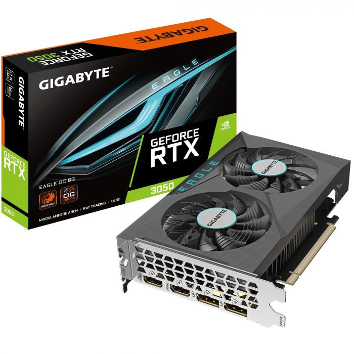 Відеокарта GIGABYTE GeForce RTX 3050 6GB GDDR6 EAGLE OC