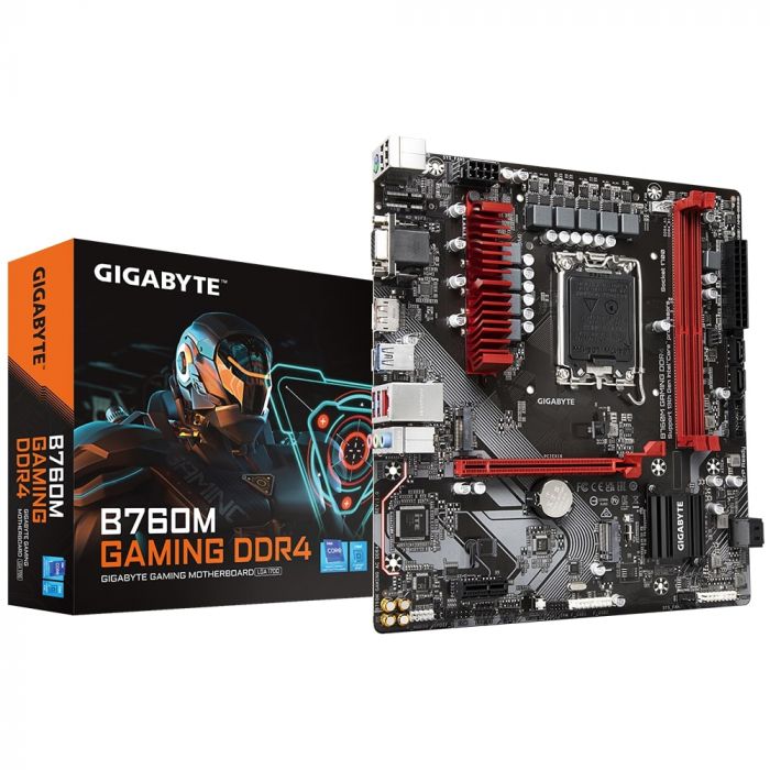 Материнська плата GIGABYTE B760M GAMING B760 s1700 2xDDR5 M.2 HDMI D-Sub mATX