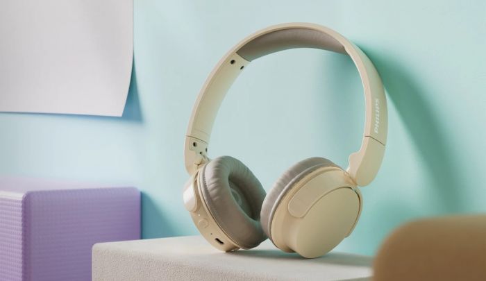 Навушники On-ear Philips TAH3209 BT 5.3, Wireless, Mic, Бежевий