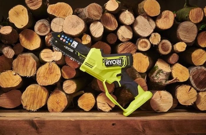 Пила ланцюгова акумуляторна Ryobi ONE+ HP RY18PSX15A-120T 18B 1х2А·год ЗП шина 15см безщіткова 6м/с 1.19кг кейс