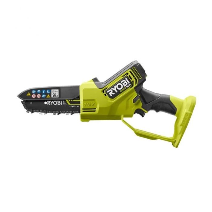 Пила ланцюгова акумуляторна Ryobi ONE+ HP RY18PSX15A-120T 18B 1х2А·год ЗП шина 15см безщіткова 6м/с 1.19кг кейс