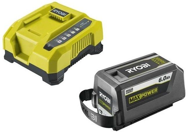 Набір акумулятора та зарядного пристрою Ryobi Max Power RY36BK60B-160 36В 1х6А·год ЗП 6А швидкозарядний