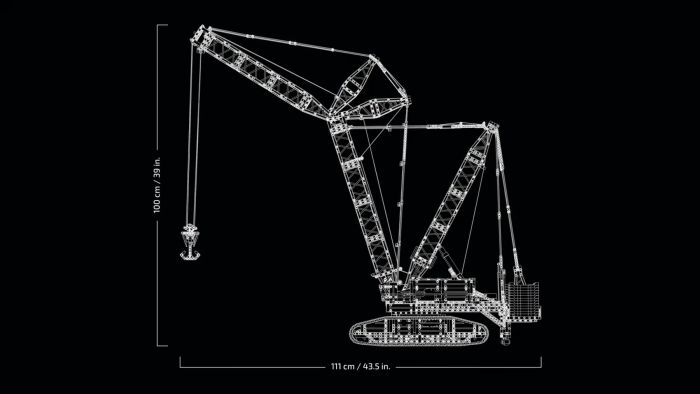 Конструктор LEGO Technic Гусеничний підйомний кран Liebherr LR 13000