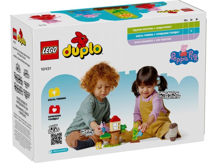 Конструктор LEGO DUPLO Peppa Pig Сад і будиночок на дереві Пеппи