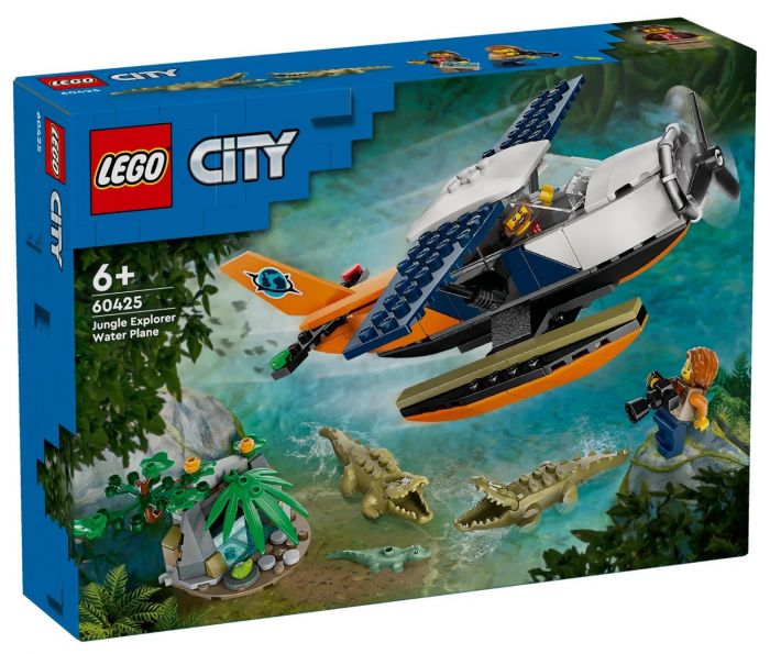 Конструктор LEGO City Водний літак для дослідження джунглів