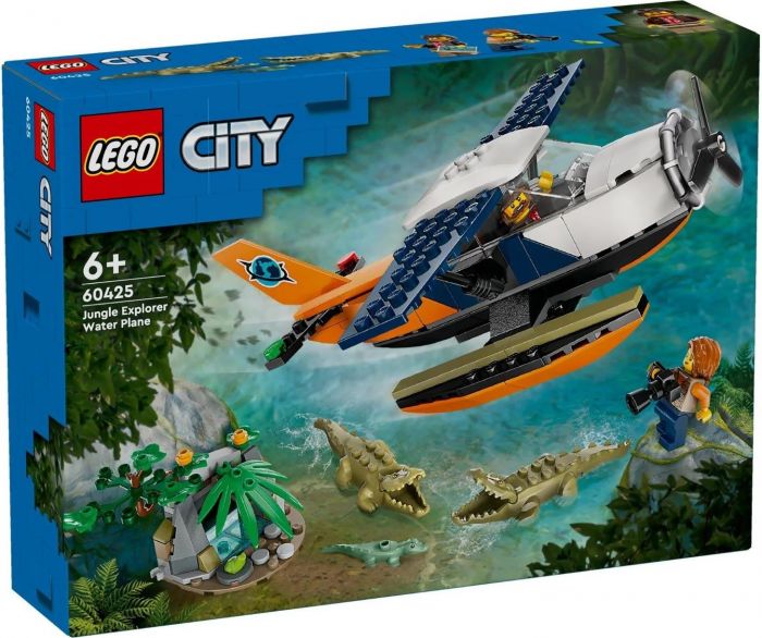 Конструктор LEGO City Водний літак для дослідження джунглів