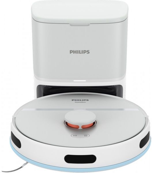 Робот-пилосос Philips Series 2000, h=40.3см, вологе прибирання, конт пил -0.25л, автон. робота до 130хв, НЕРА 11, білий