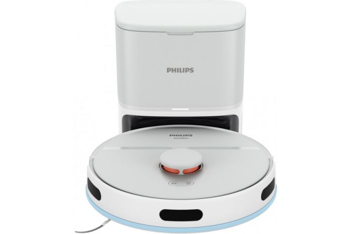 Робот-пилосос Philips Series 2000, h=40.3см, вологе прибирання, конт пил -0.25л, автон. робота до 130хв, НЕРА 11, білий