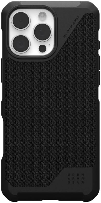 Чохол UAG для iPhone 16 Pro Max, Metropolis LT Magsafe, Kevlar Black