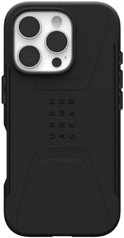 Чохол UAG для iPhone 16 Pro, Civilian Magsafe, Black